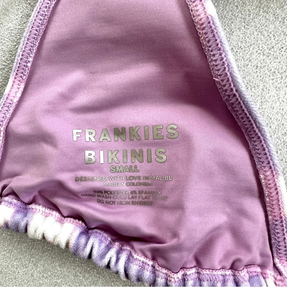 Frankie's Bikinis Terry Moon + Star Bikini Top